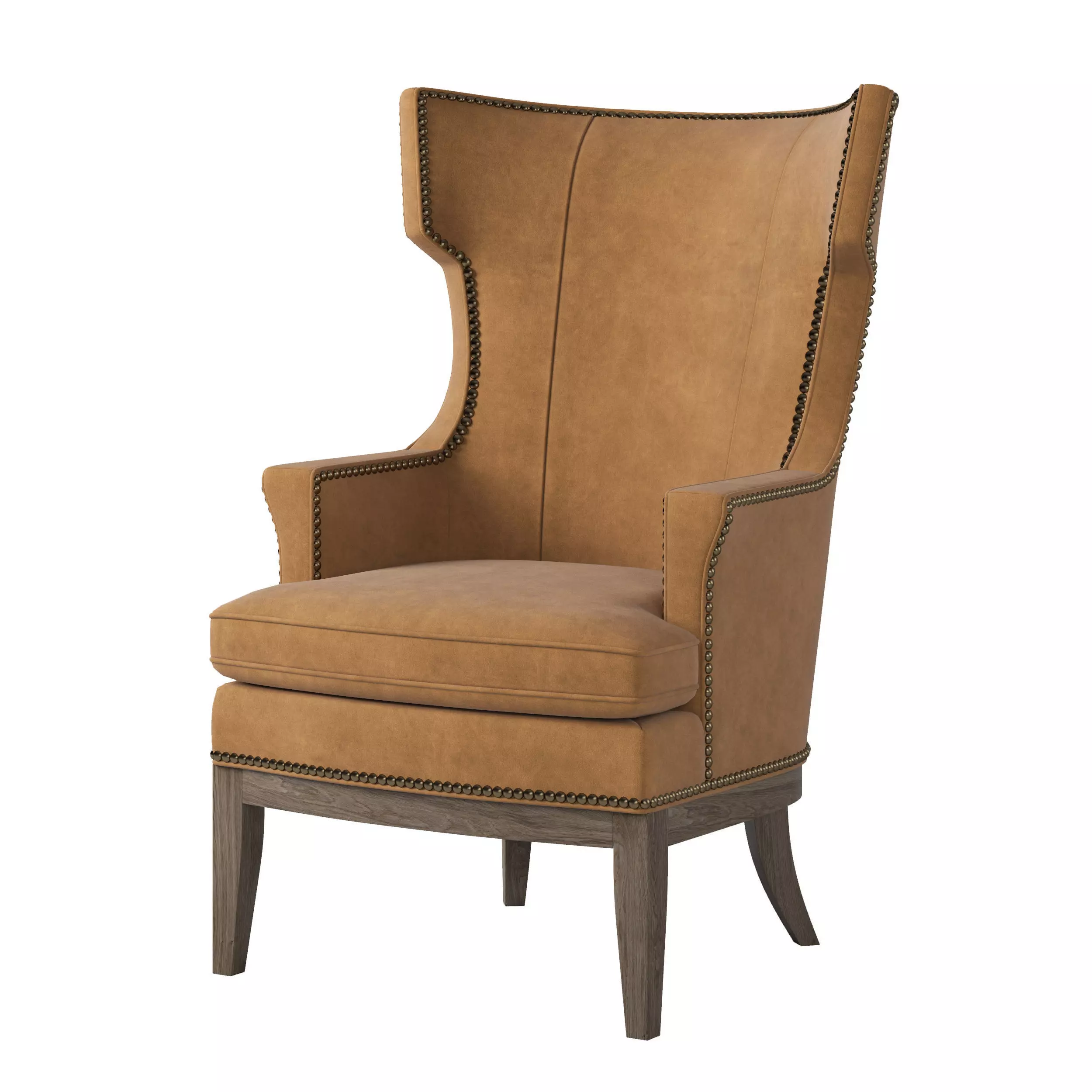 CABOT WRENN CHATEAU WING CHAIR 6183-01 Low-poly 3D model