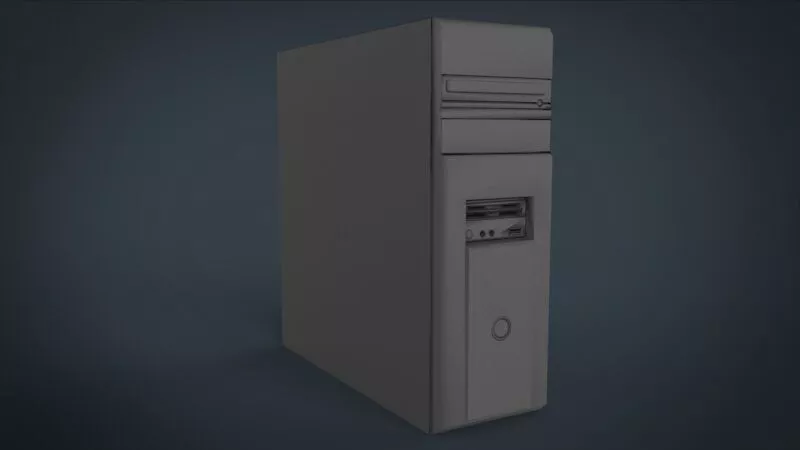 free pc Free low-poly 3D model