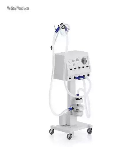  Medical Ventilator 3D model