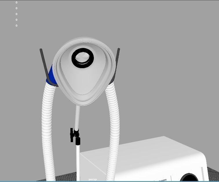 Medical Ventilator 3D model_9