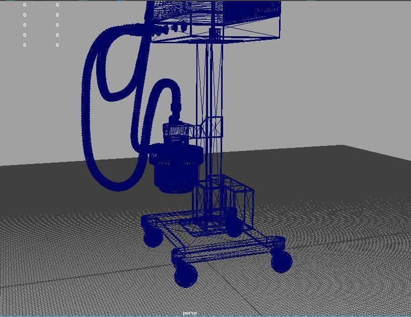 Medical Ventilator 3D model_5