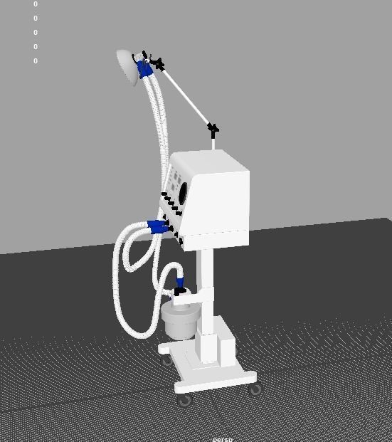 Medical Ventilator 3D model_13