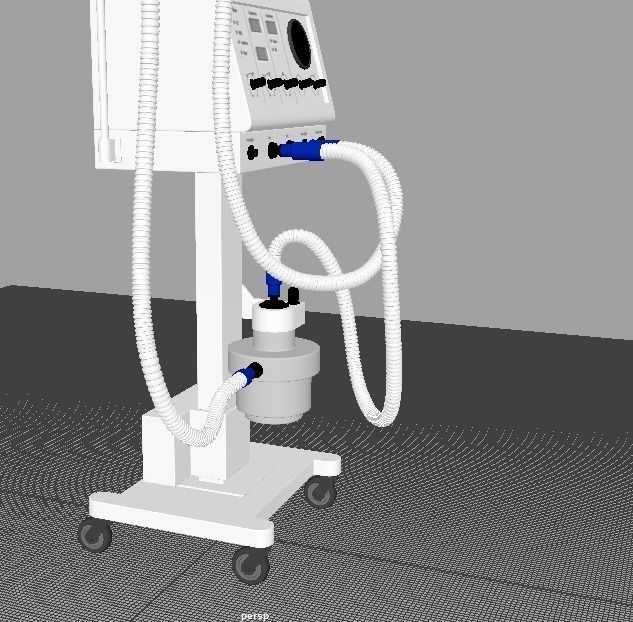 Medical Ventilator 3D model_10