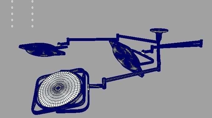 Operating Lamp System 3D model_10