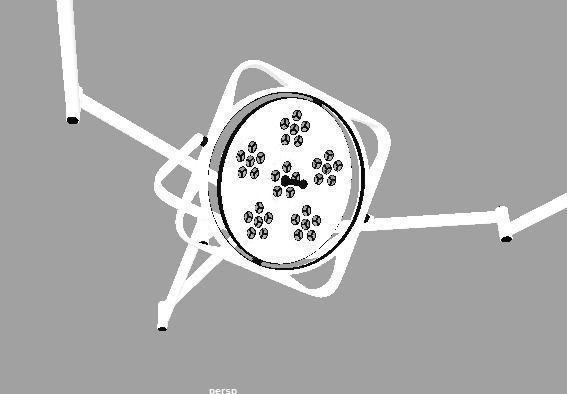 Operating Lamp System 3D model_8