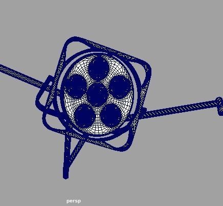 Operating Lamp System 3D model_5