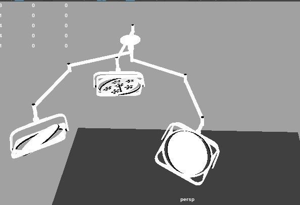 Operating Lamp System 3D model_4