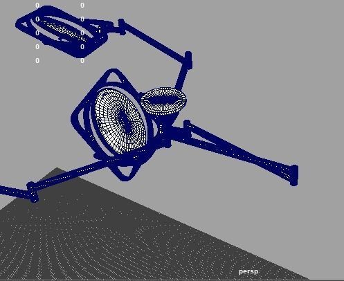 Operating Lamp System 3D model_11