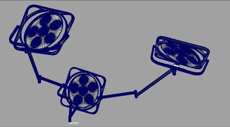 Operating Lamp System 3D model_3