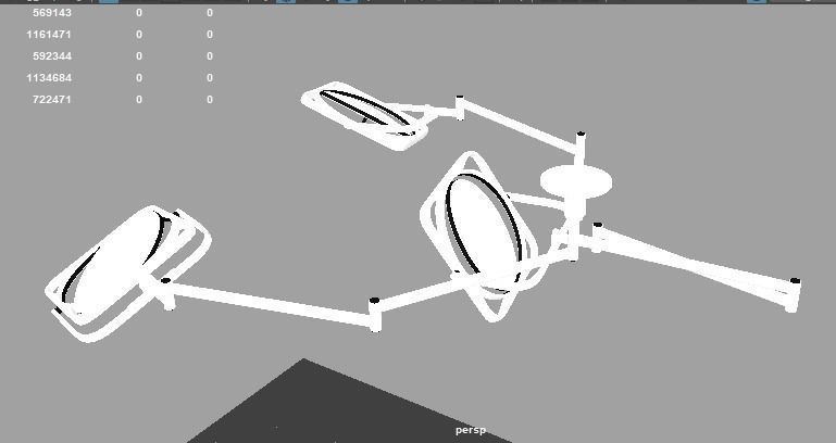 Operating Lamp System 3D model_9