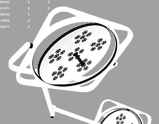 Operating Lamp System 3D model_6