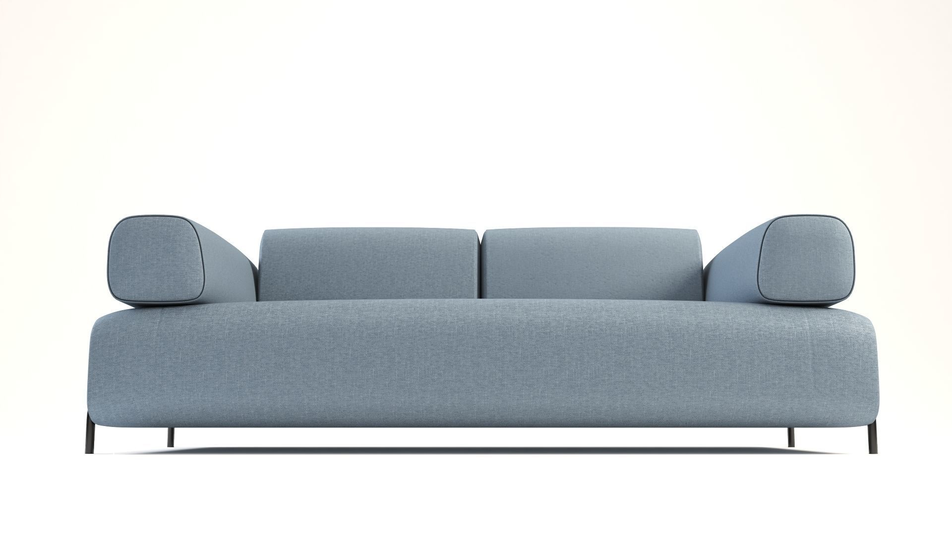 Compo sofa Low-poly 3D model_10