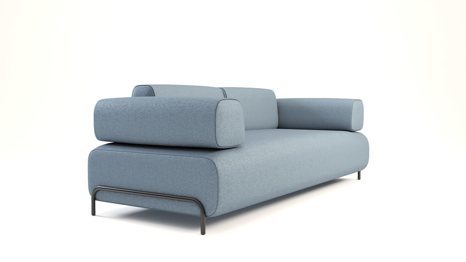 Compo sofa Low-poly 3D model_4
