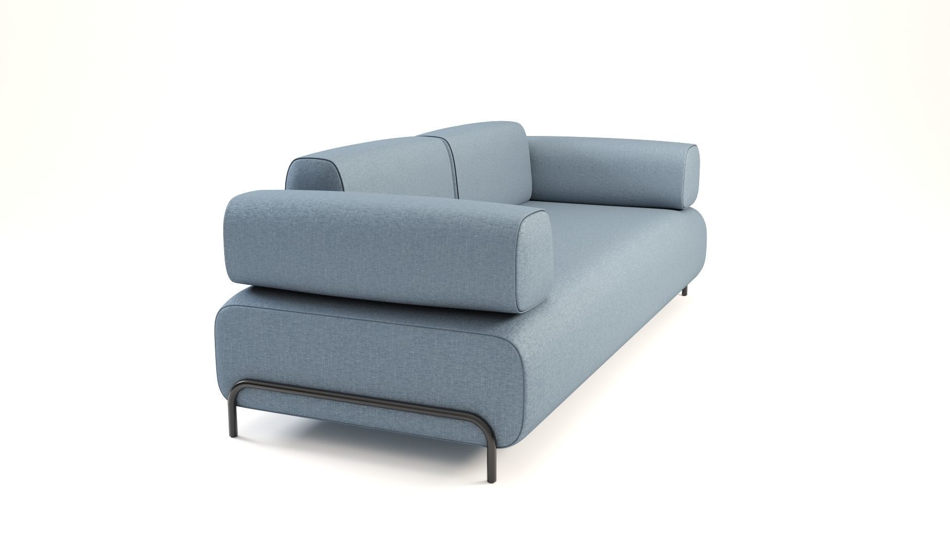 Compo sofa Low-poly 3D model_6