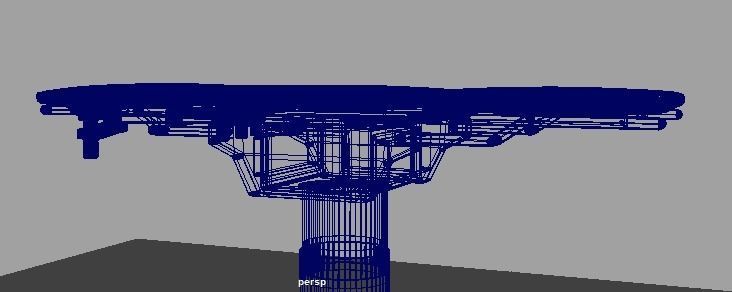 Operating Table 3D model_8