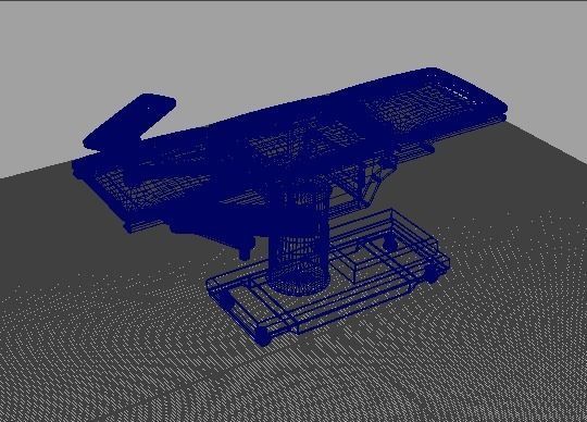Operating Table 3D model_14