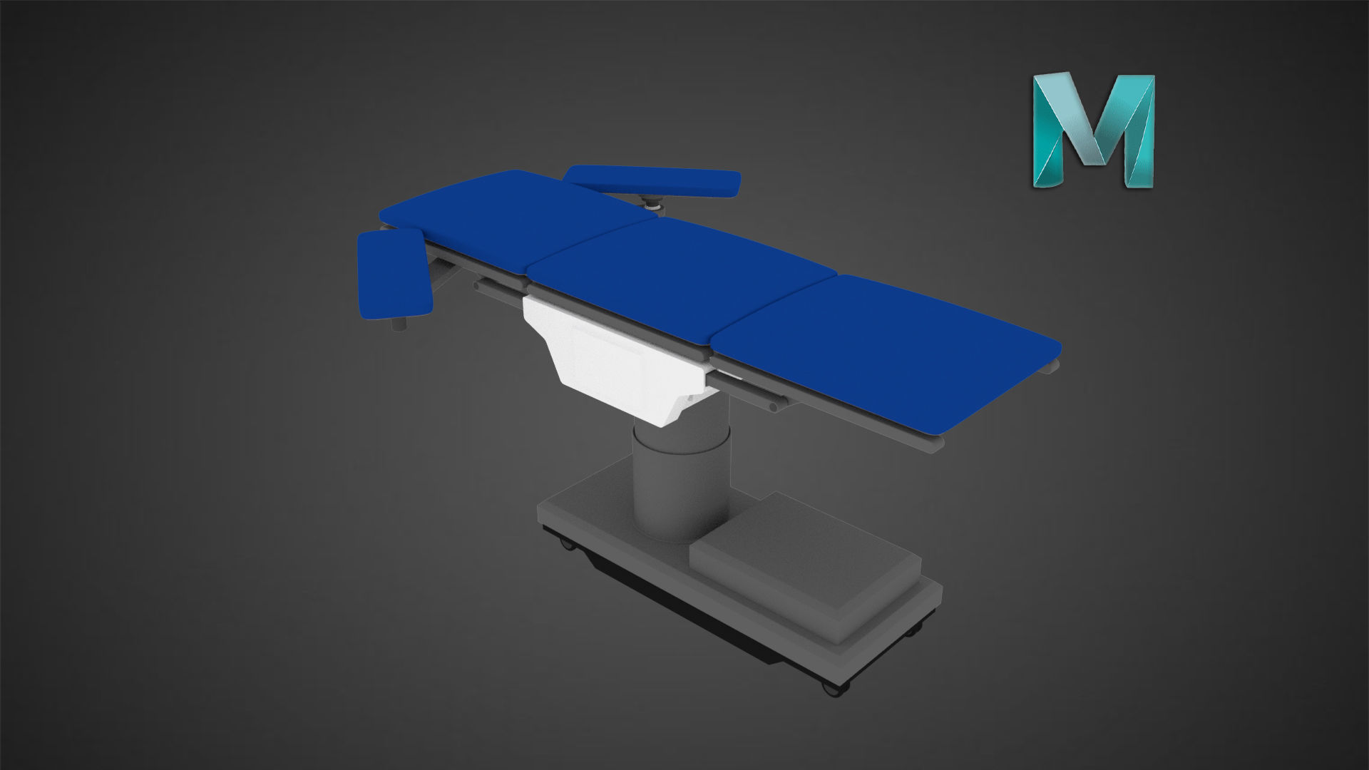 Operating Table 3D model_3