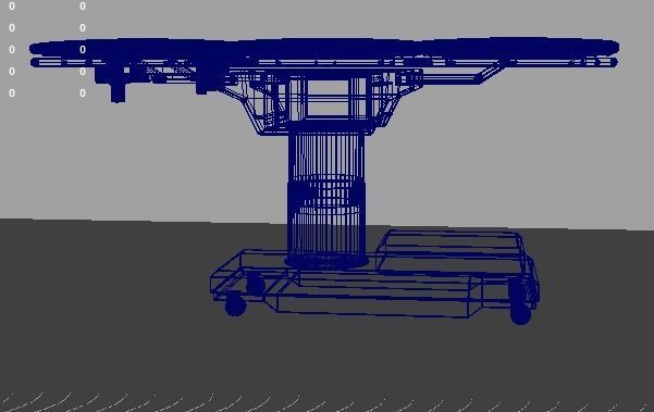 Operating Table 3D model_6