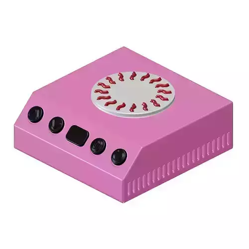 Toddler Induction Cooktop Toy 3D model