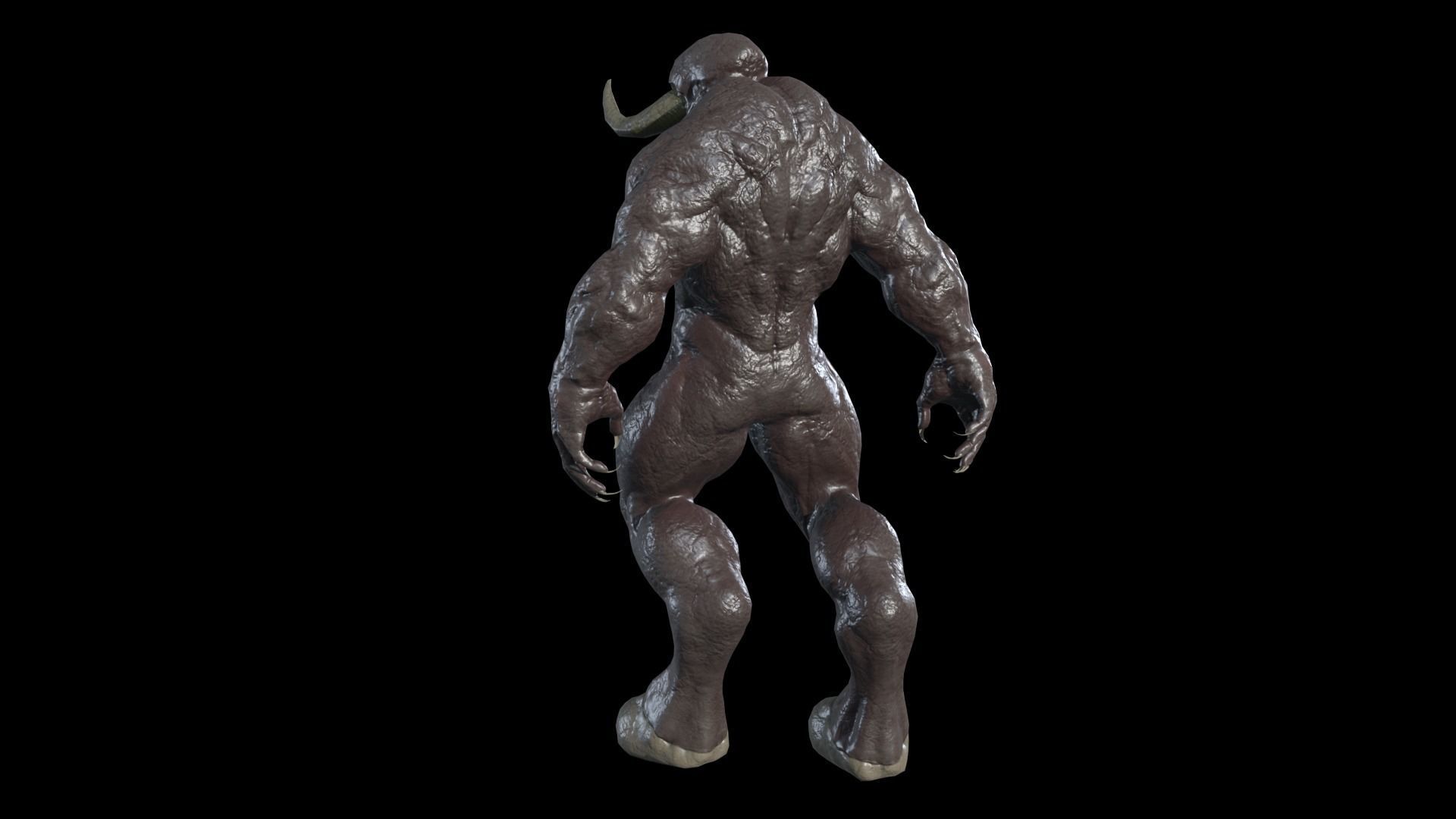 Big Demon 7 Low-poly 3D model_7