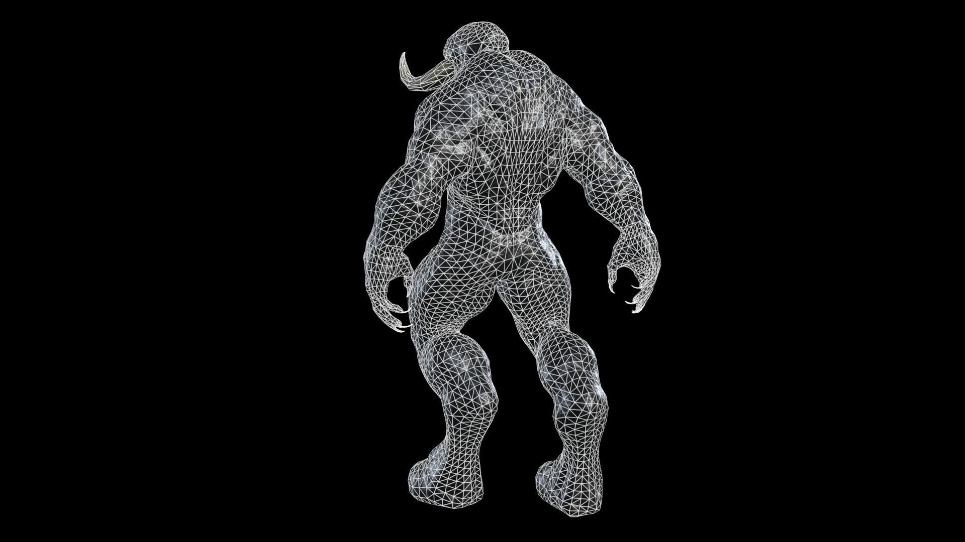 Big Demon 7 Low-poly 3D model_21