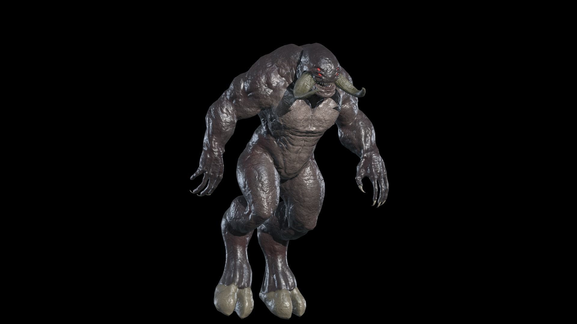 Big Demon 7 Low-poly 3D model_12