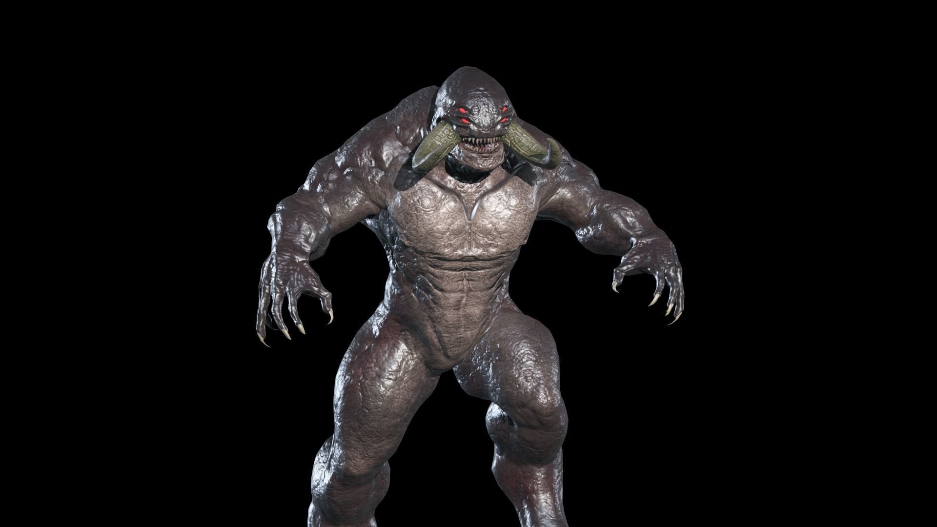 Big Demon 7 Low-poly 3D model_14