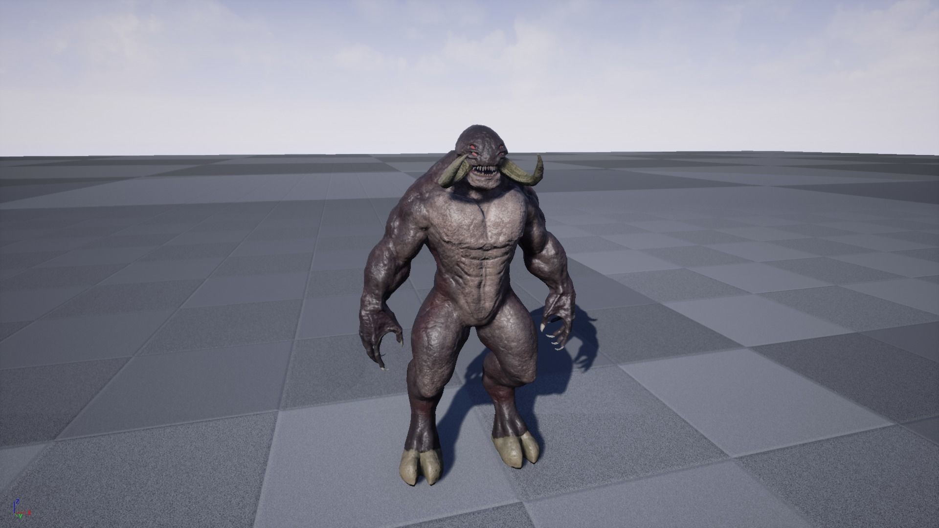 Big Demon 7 Low-poly 3D model_19