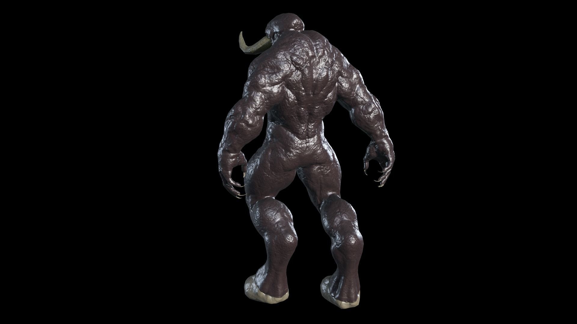 Big Demon 7 Low-poly 3D model_8