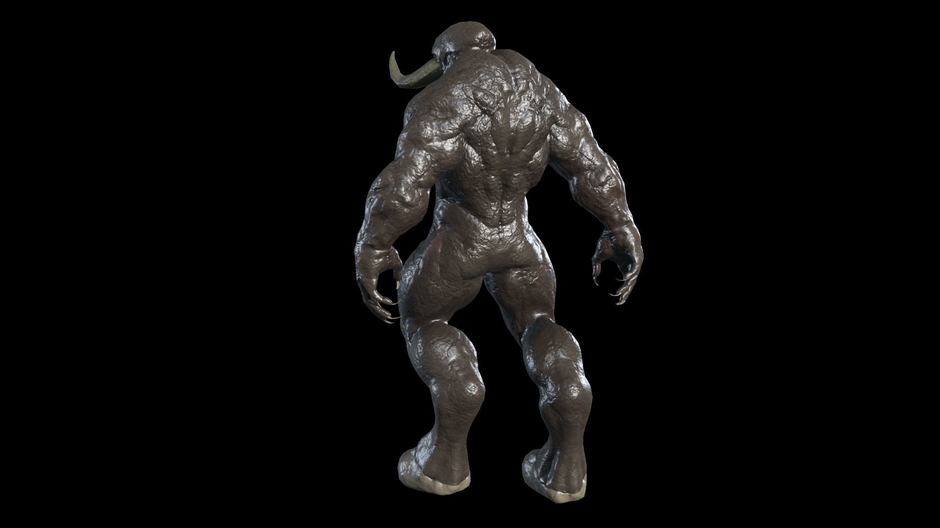 Big Demon 7 Low-poly 3D model_5