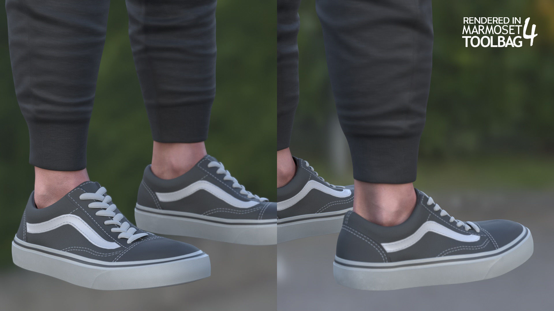 Woman - Sport Outfit 3 - Modular - Rigged Low-poly 3D model_13