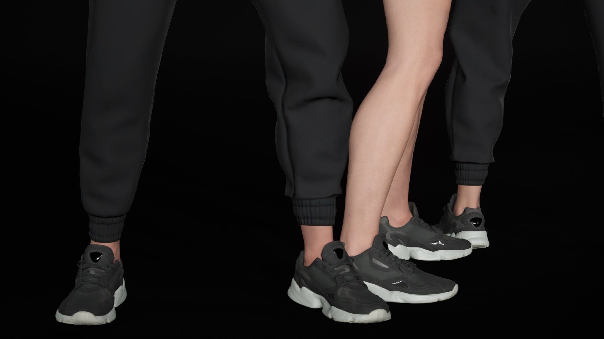 Man - Sport Outfit 3 - Modular - Rigged Low-poly 3D model_23