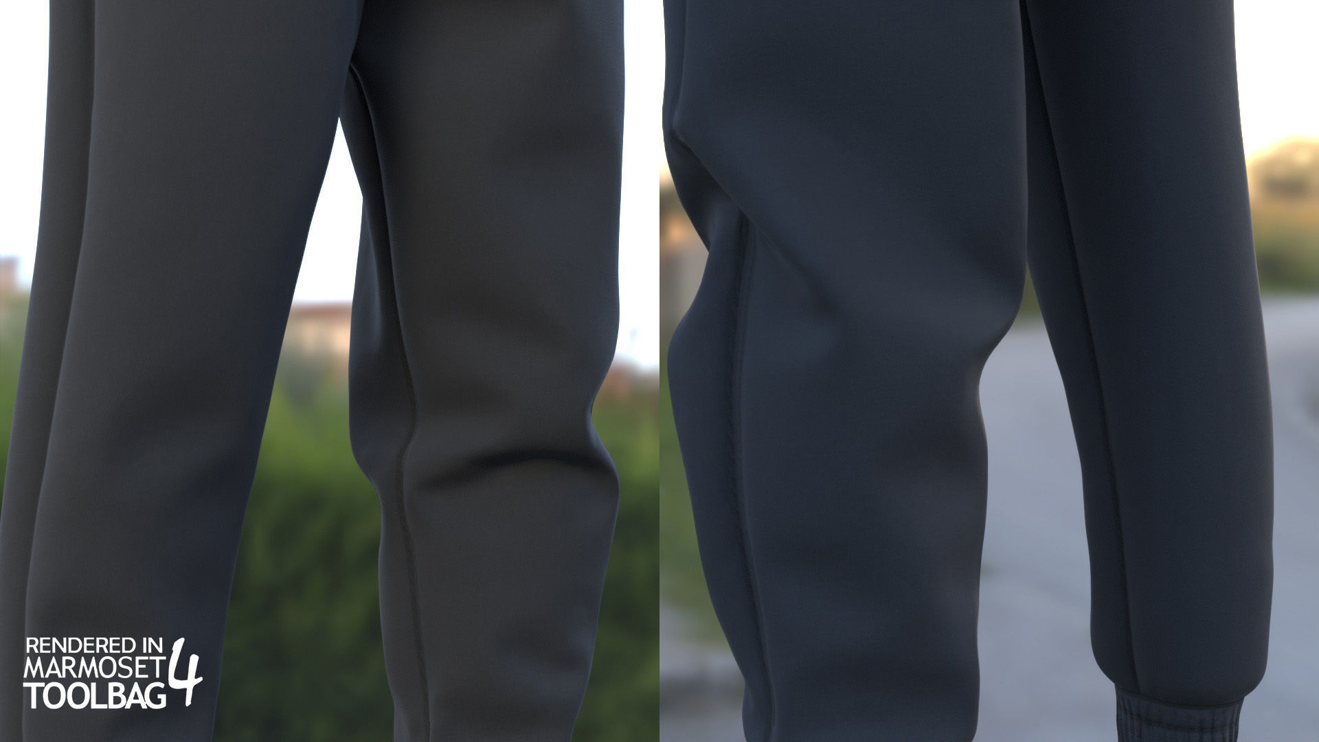 Man - Sport Outfit 3 - Modular - Rigged Low-poly 3D model_10