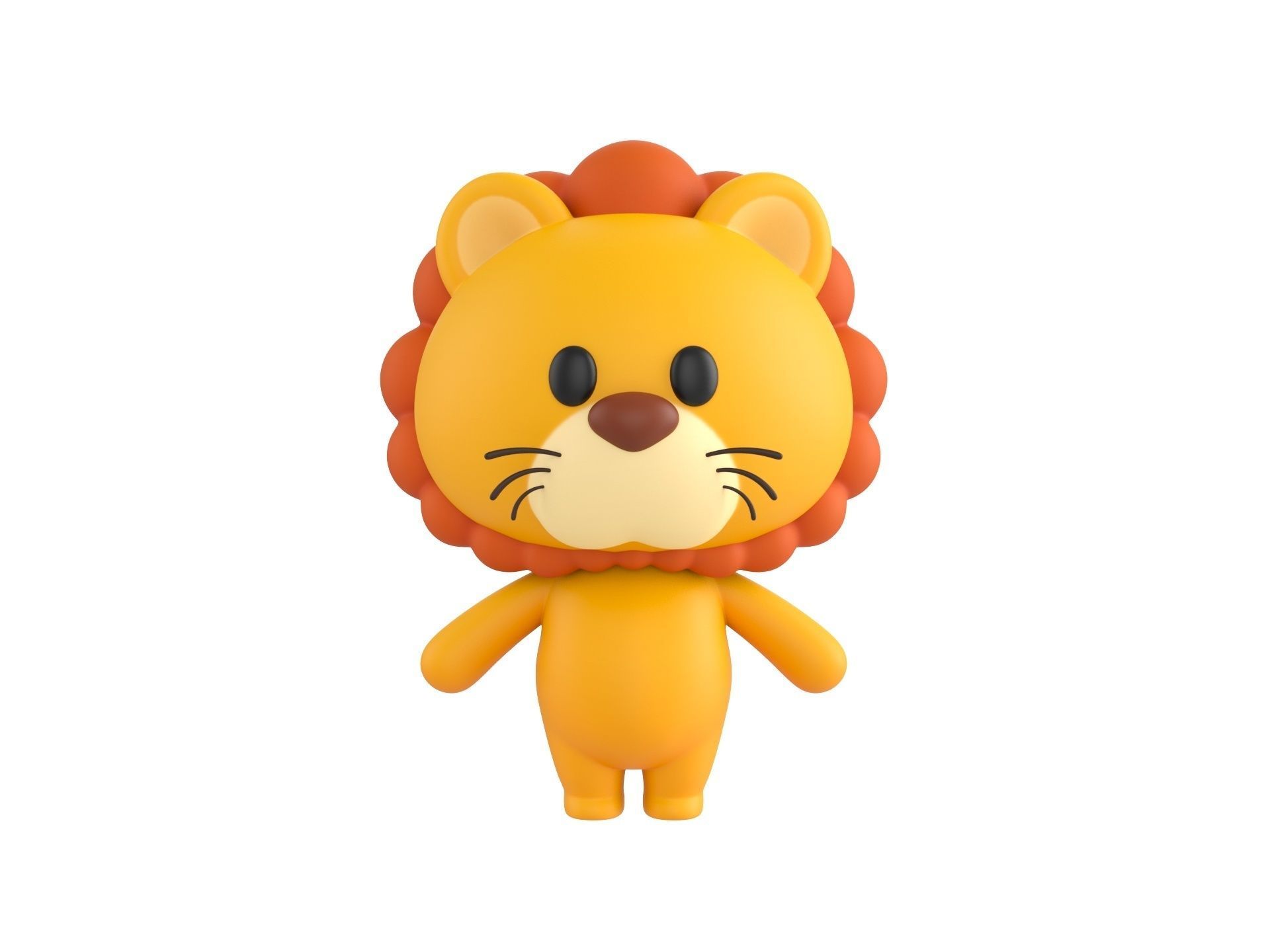 Pack008 Cartoon Animal Pack 1 3D model_6