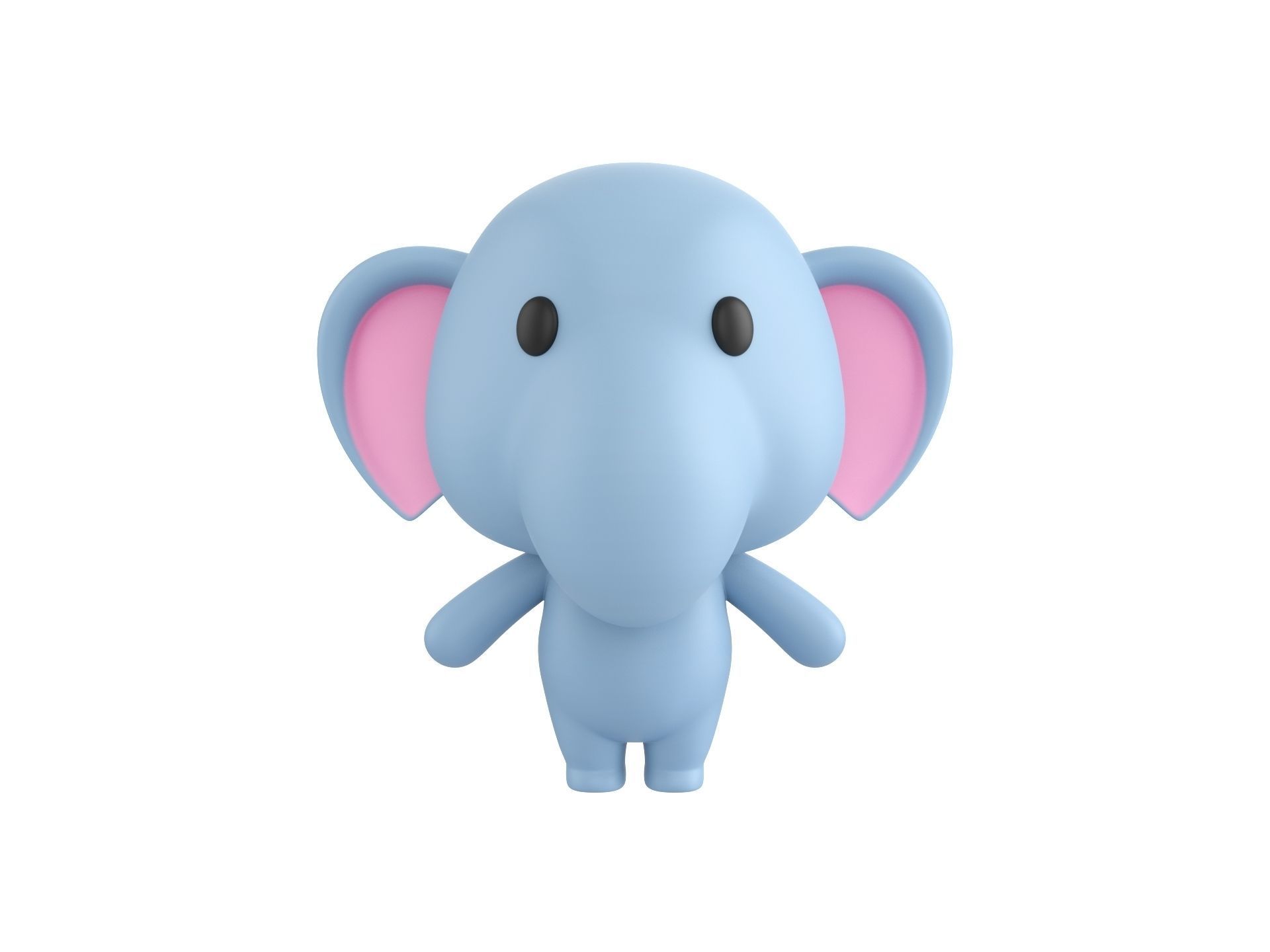 Pack008 Cartoon Animal Pack 1 3D model_23