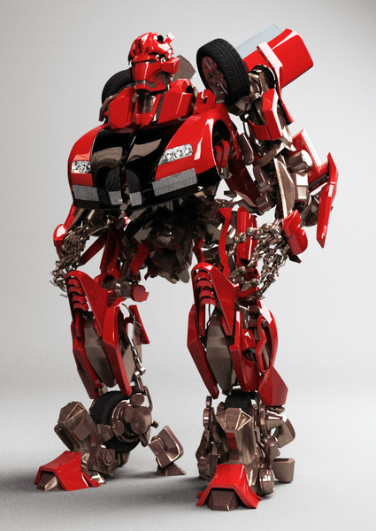 Jazz robot 3D model_1