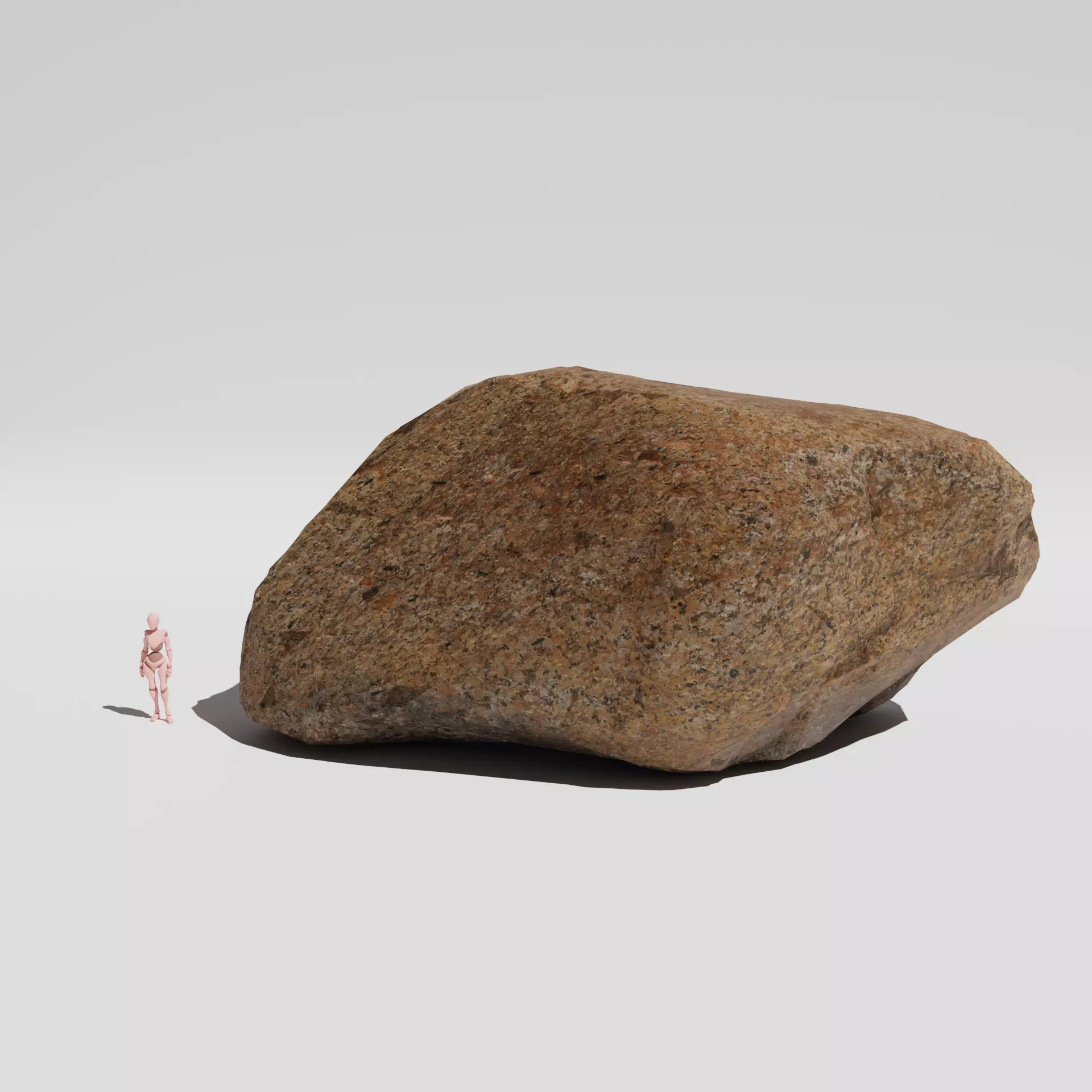 Granite Rock Free low-poly 3D model