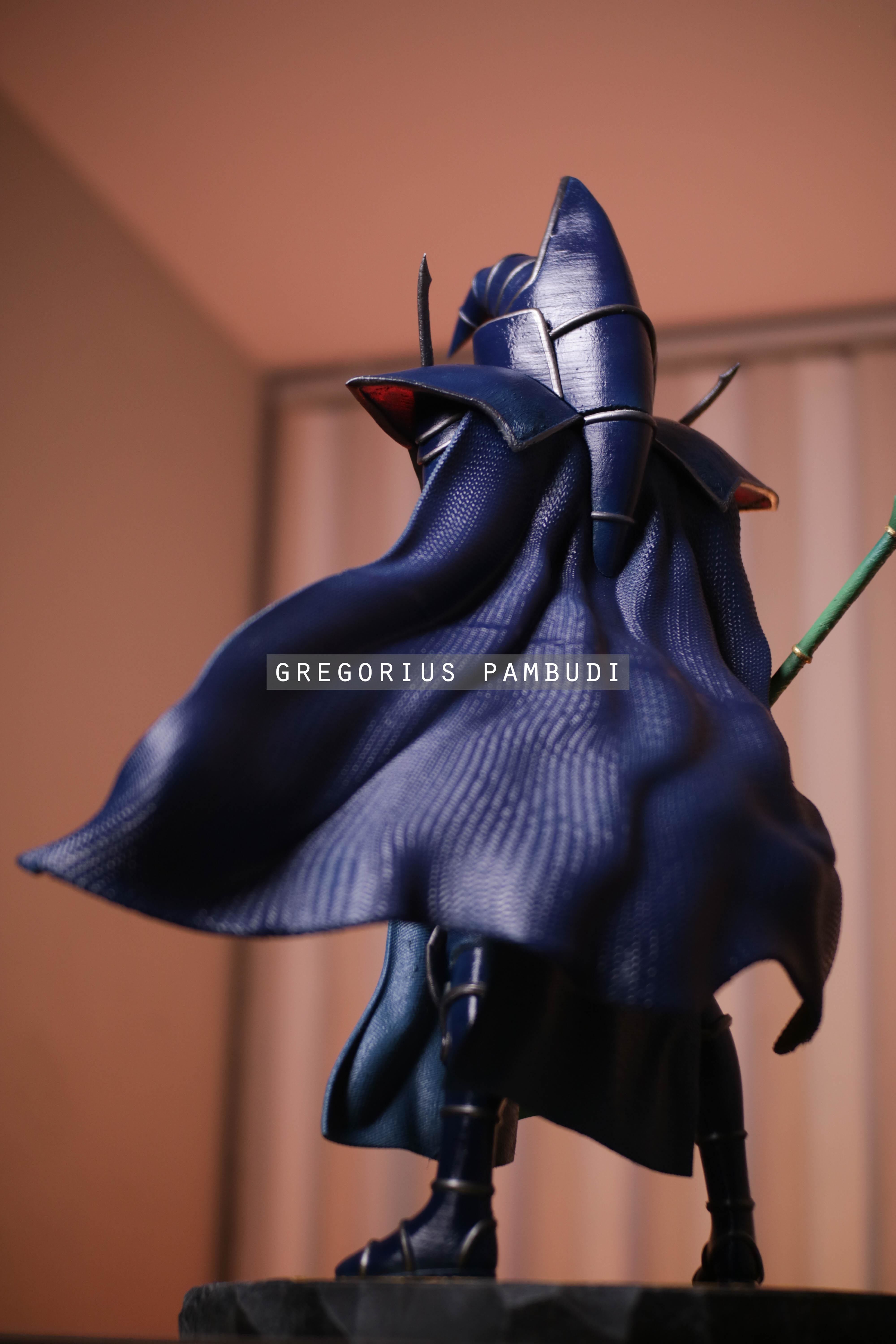 Yu-Gi-Oh Sorcerer of Dark Magic Fan Art Statue 3d Printable 3D print model_10