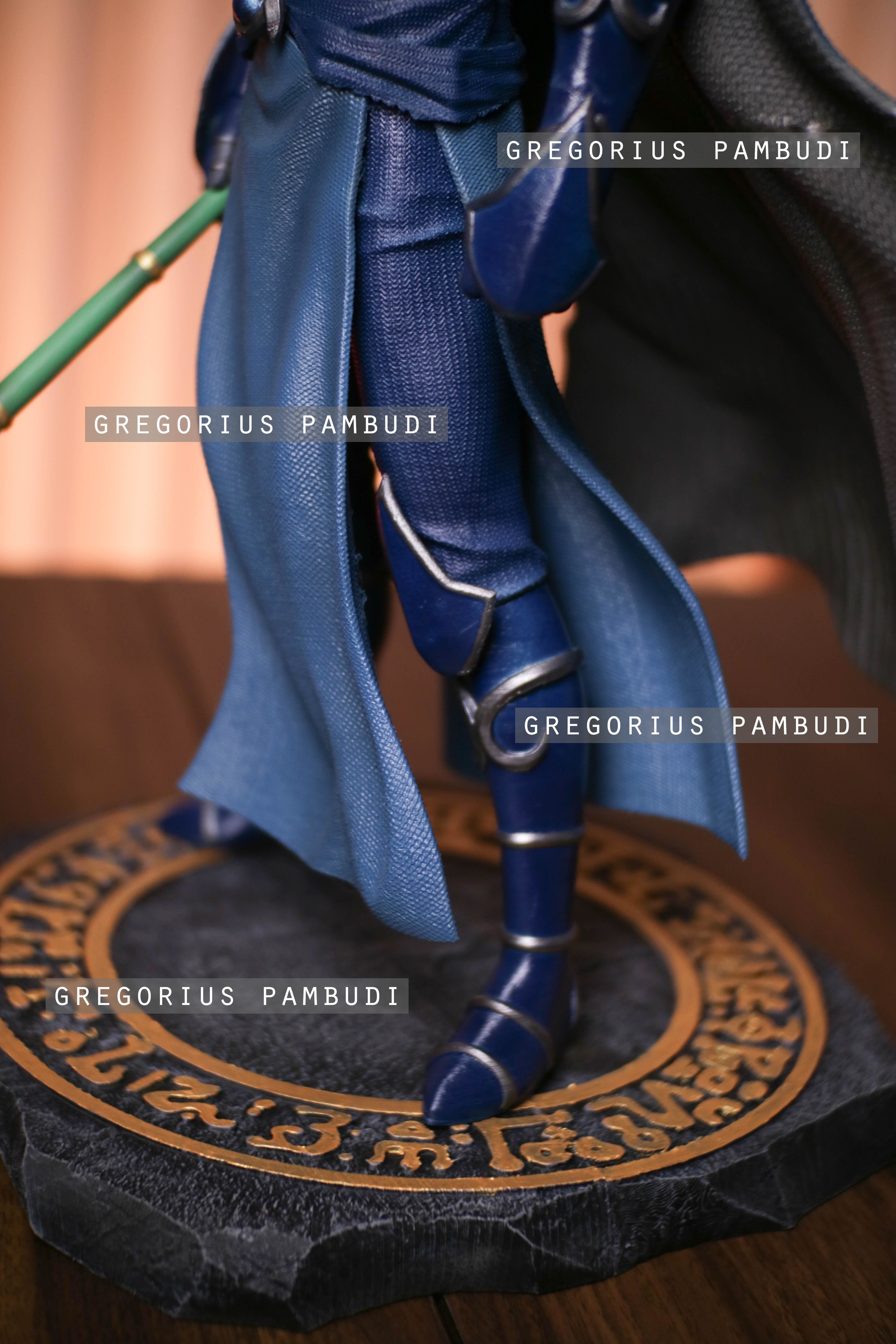 Yu-Gi-Oh Sorcerer of Dark Magic Fan Art Statue 3d Printable 3D print model_13
