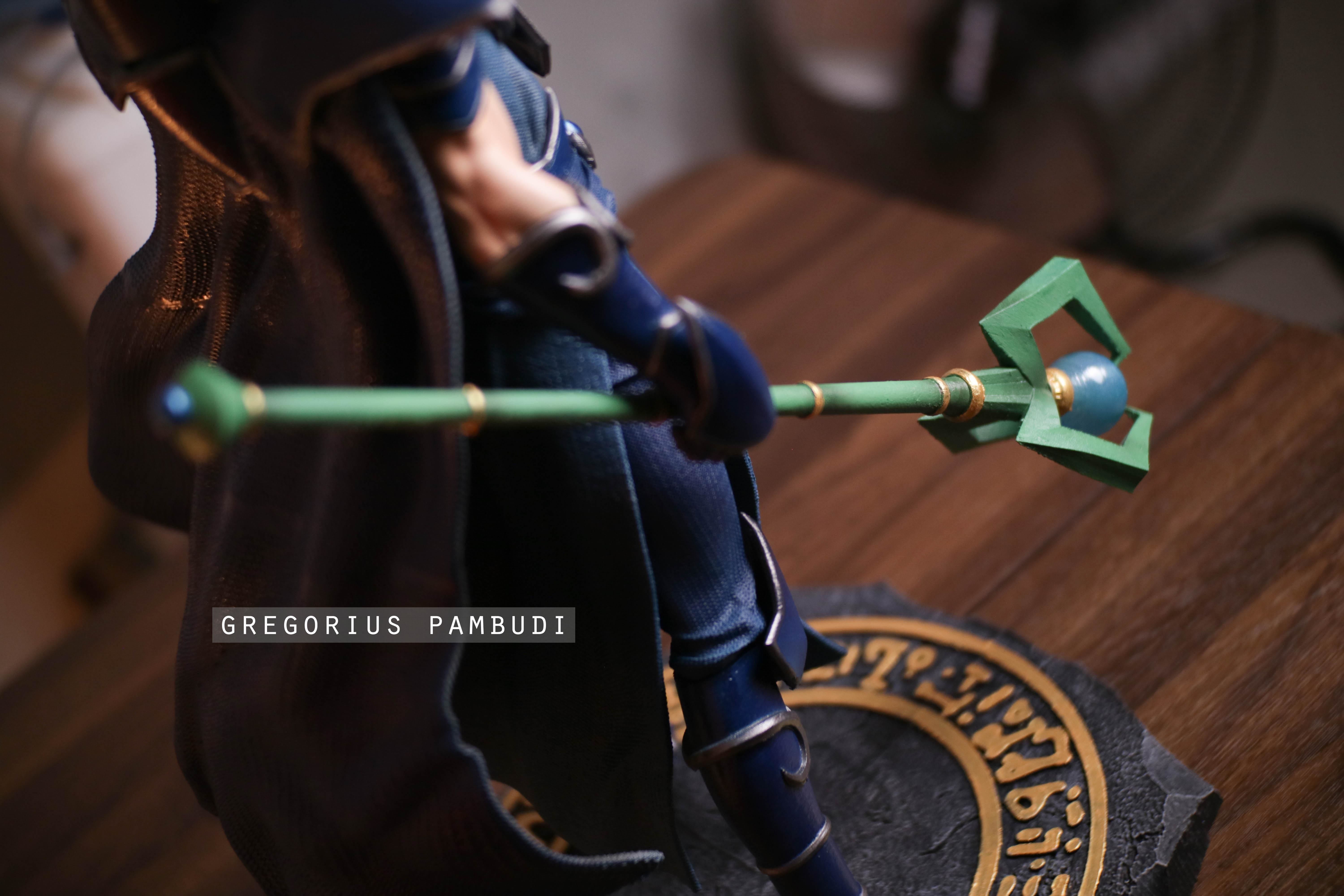 Yu-Gi-Oh Sorcerer of Dark Magic Fan Art Statue 3d Printable 3D print model_9