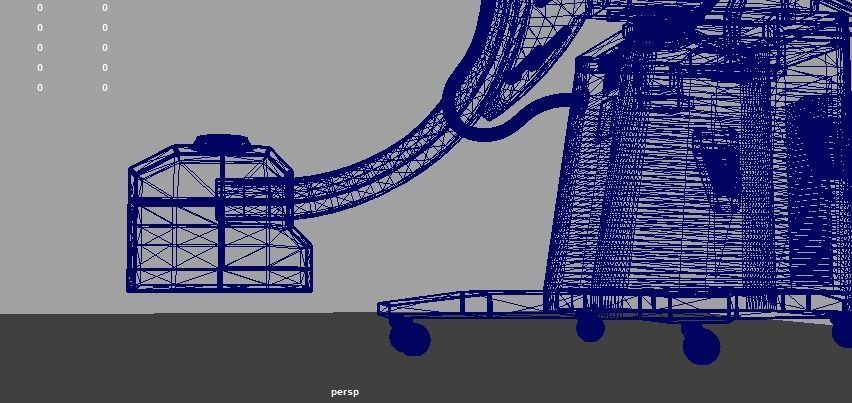 X ray Machine 3D model_4