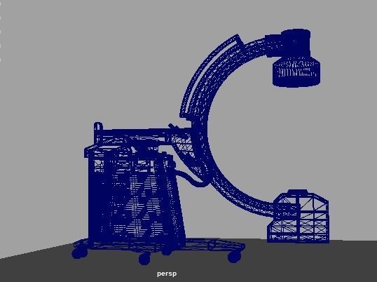 X ray Machine 3D model_2