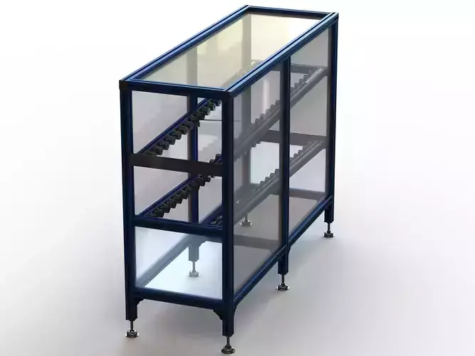 Aluminum Roller Track for Gravity Flow