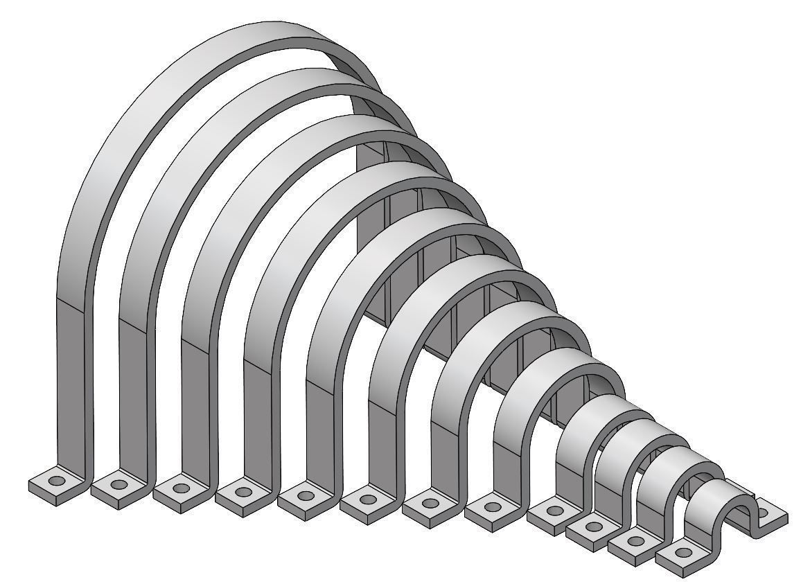 tube holder cylinder holder 3D model_5