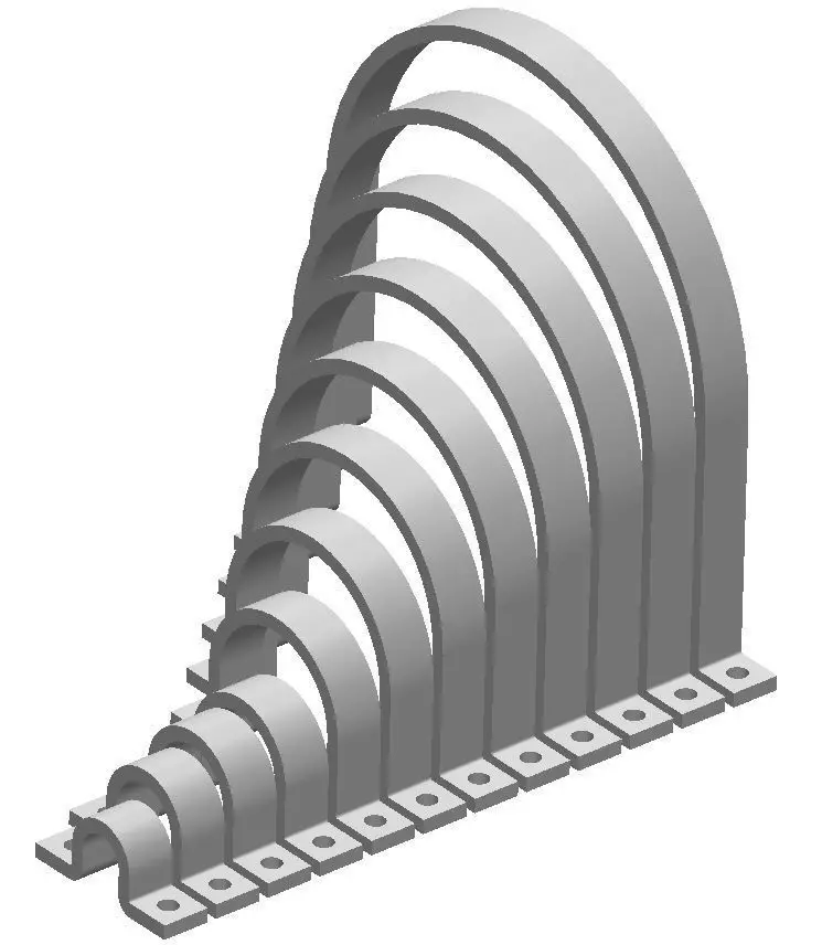 tube holder cylinder holder 3D model_0