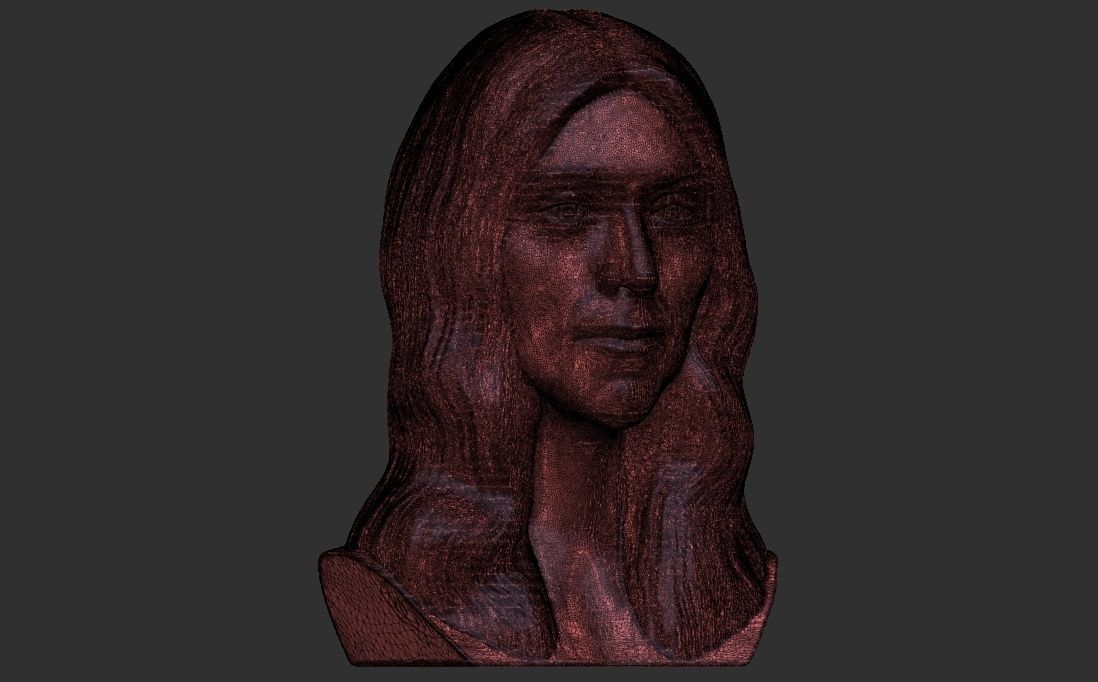 Celine Dion bust for 3D printing 3D print model_30