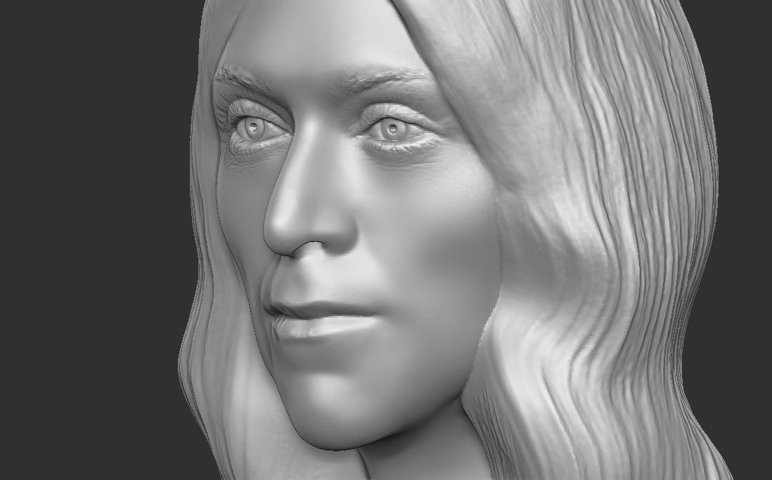 Celine Dion bust for 3D printing 3D print model_20