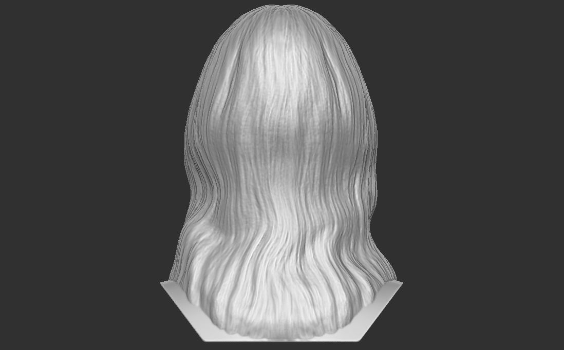 Celine Dion bust for 3D printing 3D print model_12