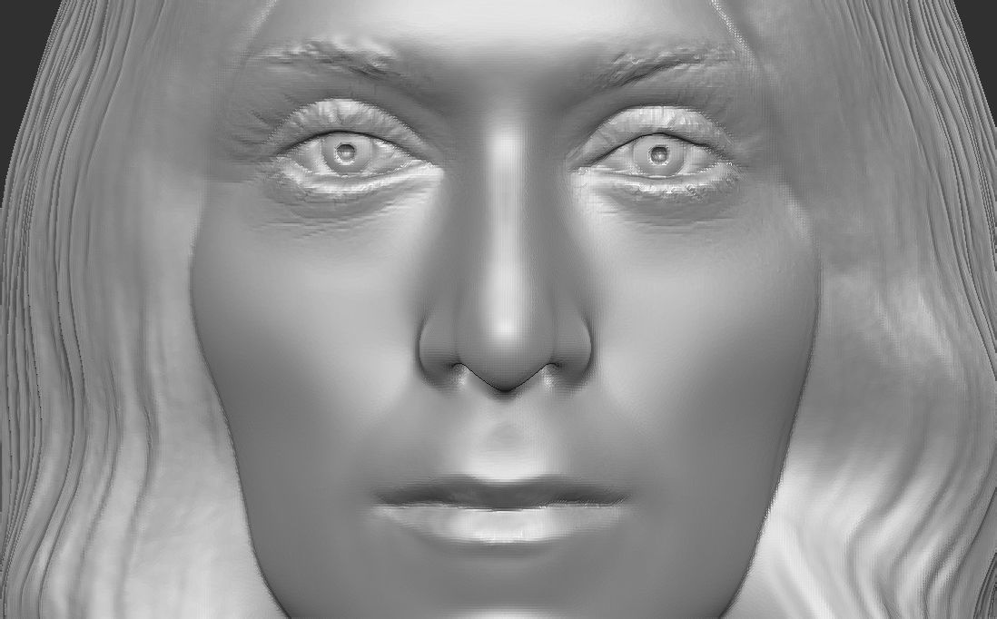 Celine Dion bust for 3D printing 3D print model_18