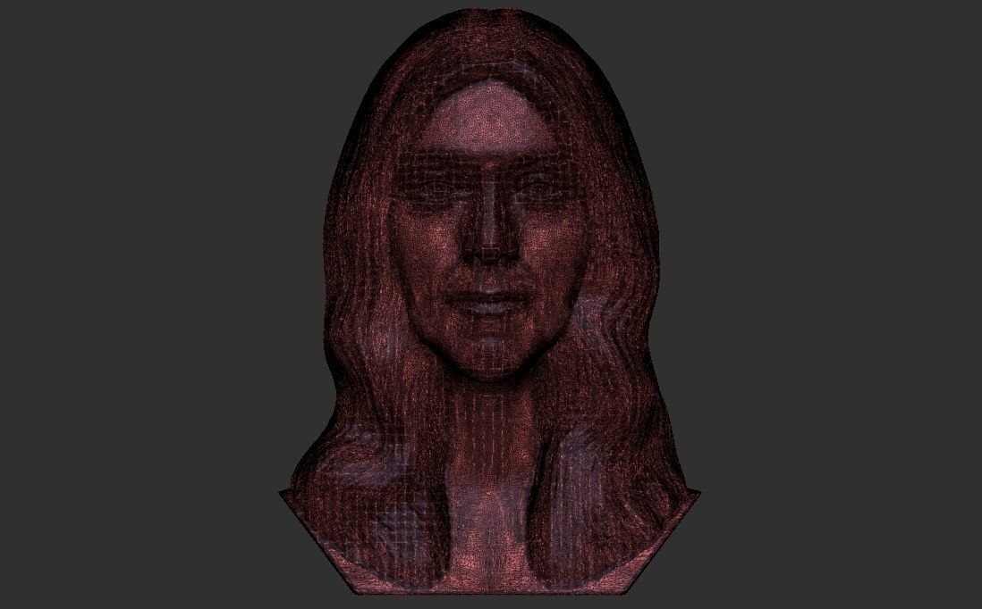 Celine Dion bust for 3D printing 3D print model_29